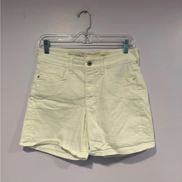 Anthropology pilcro and the letterpress white jean shorts - Picture 1 of 3
